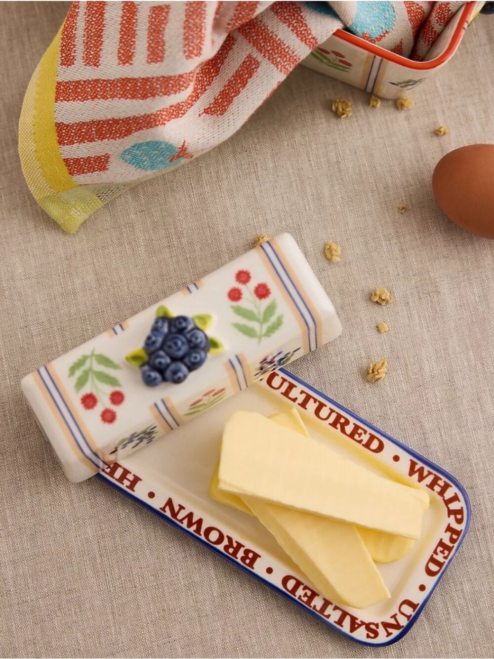 Anthropologie Lotta Butter Dish